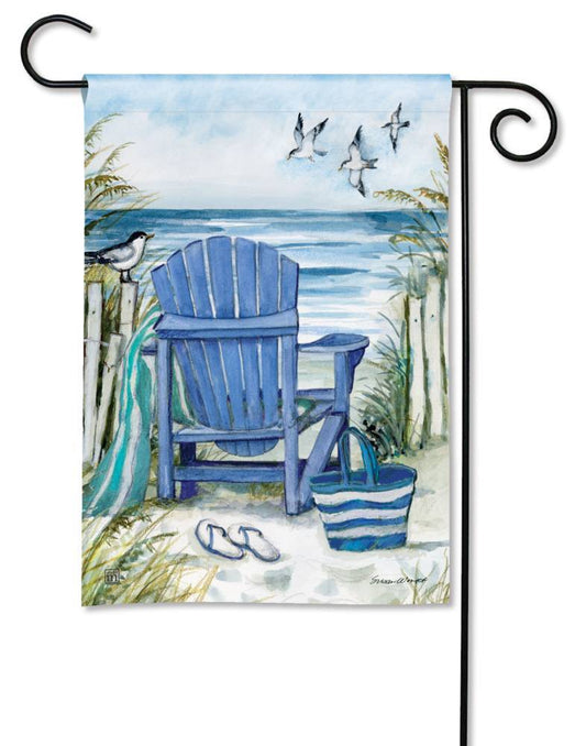 Ocean View Garden Flag by Susan Winget for Studio M