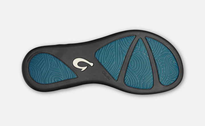 OluKai Women's Ho'opio Floral Sandal (Teal Coral)