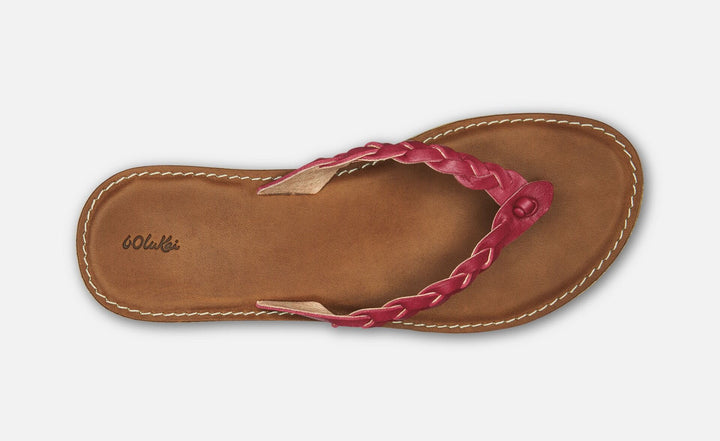 OluKai Women's Kahiko Sandal (Burnt Red)