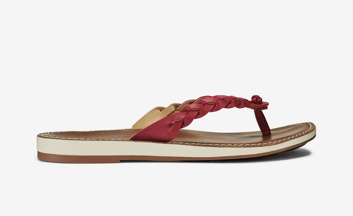 OluKai Women's Kahiko Sandal (Burnt Red)