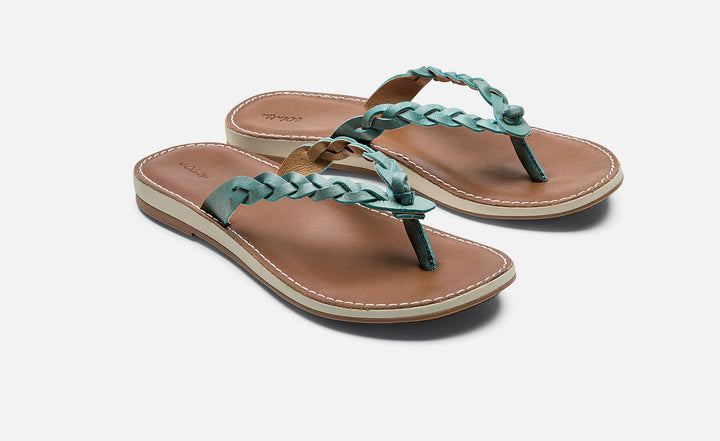 OluKai Women's Kahiko Sandal (Sea Blue)