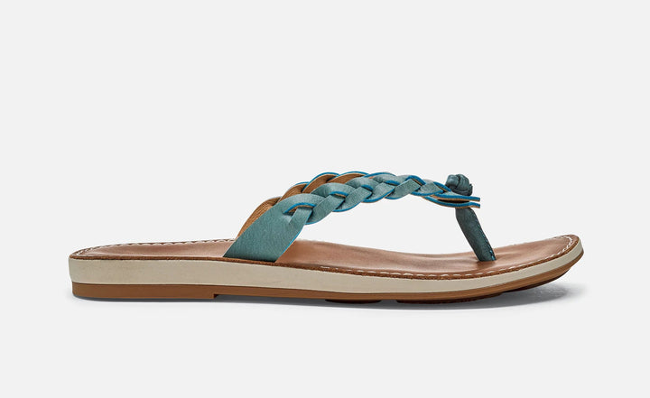 OluKai Women's Kahiko Sandal (Sea Blue)