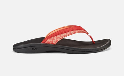 OluKai Women's 'Ohana Koa Sandal (Hibiscus)