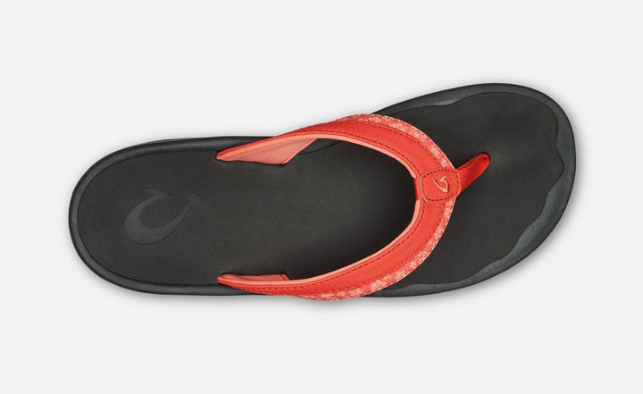 OluKai Women's 'Ohana Koa Sandal (Hibiscus)