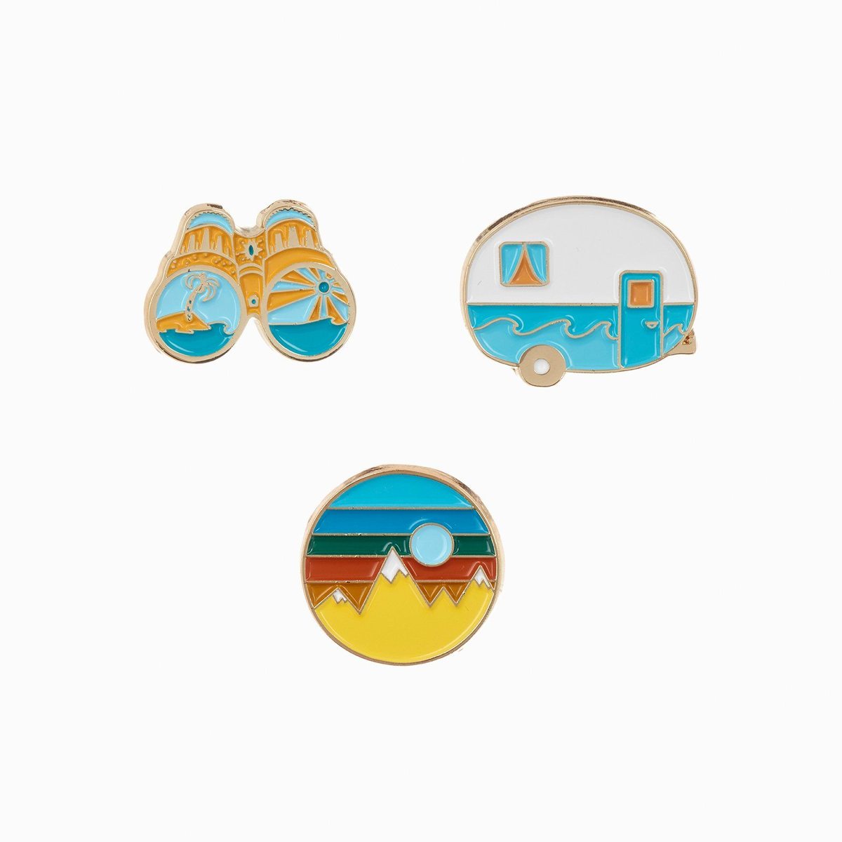 Pura Vida Explore Pin Set