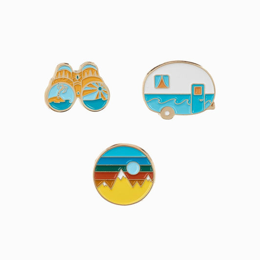 Pura Vida Explore Pin Set