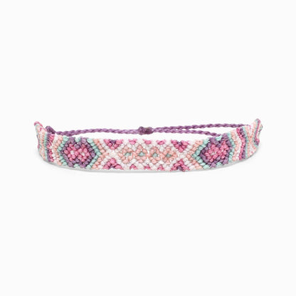 Pura Vida Friendship Macrame Bracelet (Light Purple)