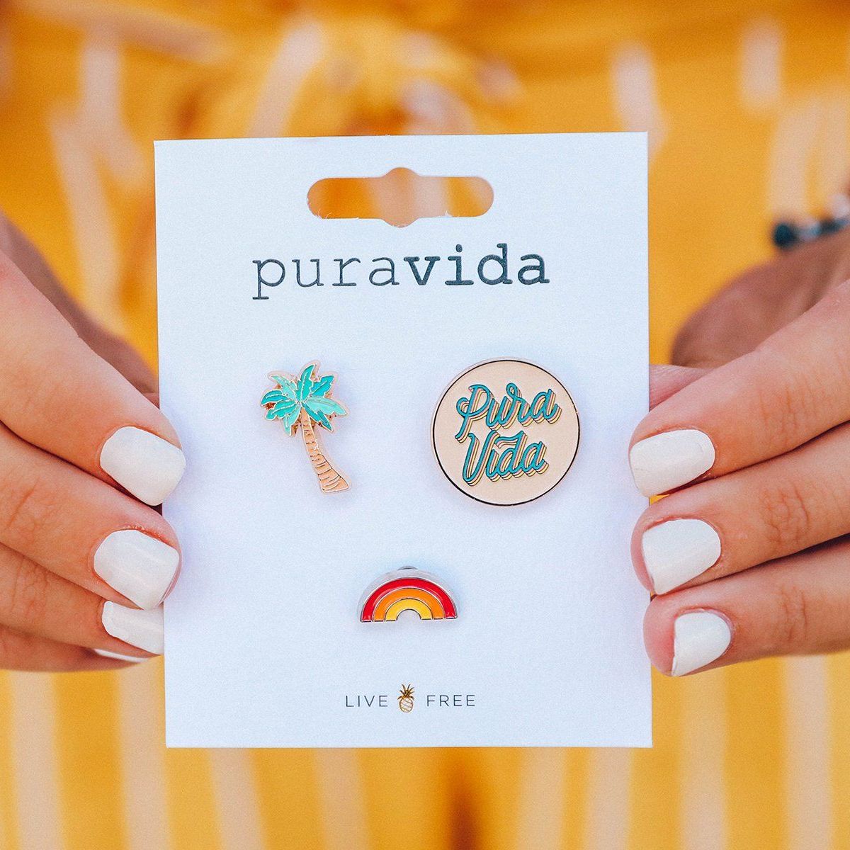 Pura Vida Pin Set