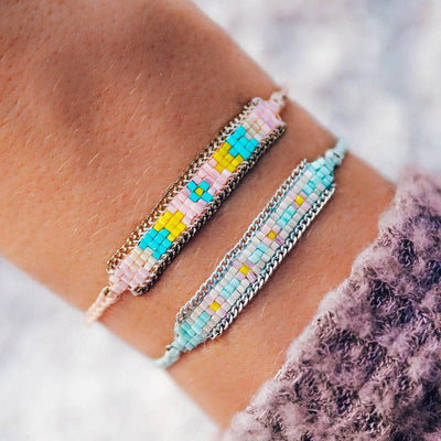 Pura Vida Seed Bead ID Bracelet