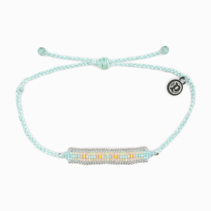 Pura Vida Seed Bead ID Bracelet - Winterfresh
