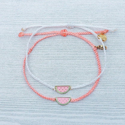 Pura Vida Watermelon Charm Bracelet