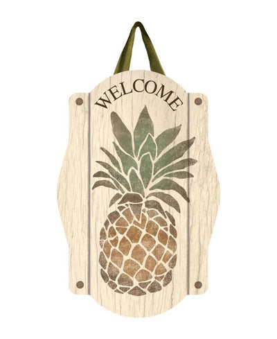 Rustic Pineapple Door Decor by Studio M