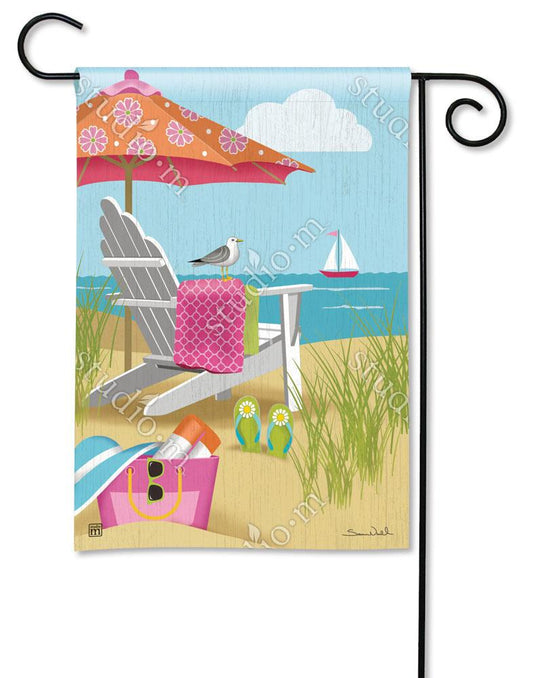 Better at the Beach Garden Flag
