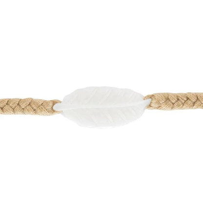 Wanderer Elm Leaf Bracelet - Ginger - Button