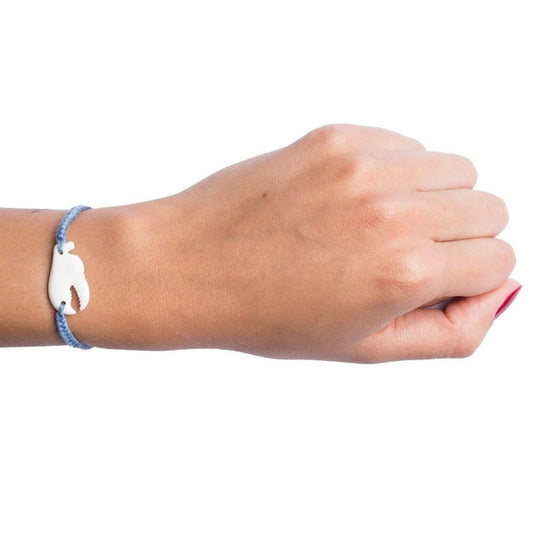 Wanderer Lobster Claw Bracelet - Tassel - Blue