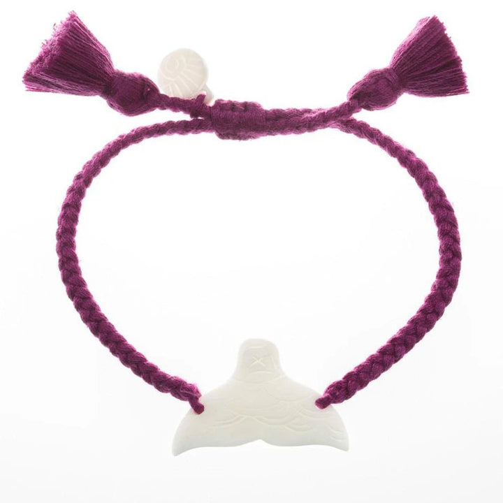 Wanderer Mermaid Tail Bracelet - Tassel - Purple