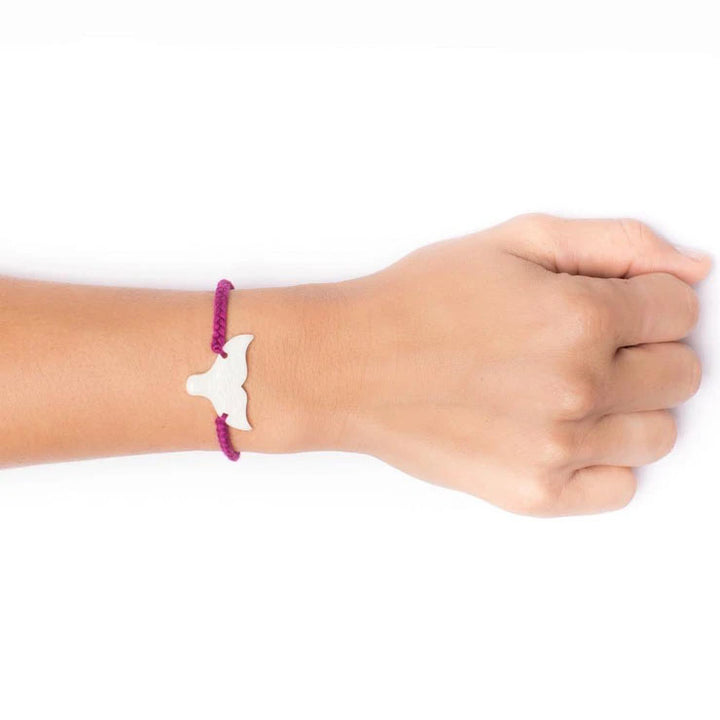 Wanderer Mermaid Tail Bracelet - Tassel - Purple