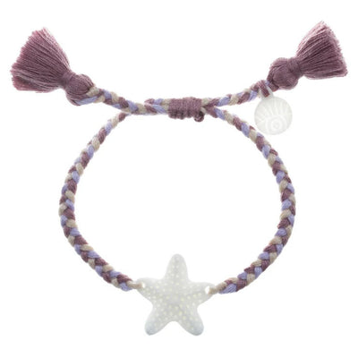 Wanderer Starfish Bracelet - Tassel - Wisteria