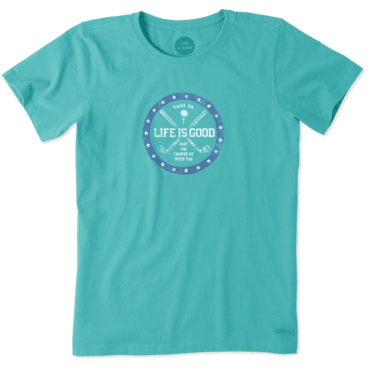 Women's Crossed Clubs Crusher Tee