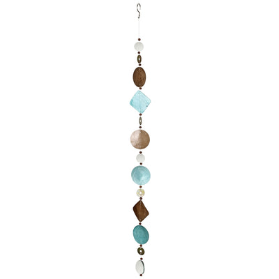 Capiz Cascade Suncatcher Hanging Decor (Sea Breeze)