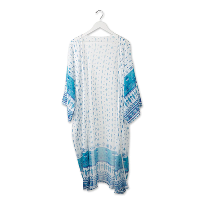 Boho Feather Kimono