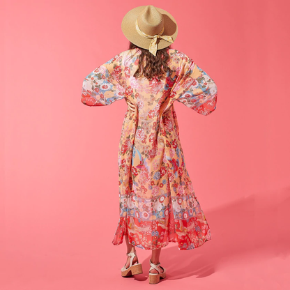 Boho Floral Kimono