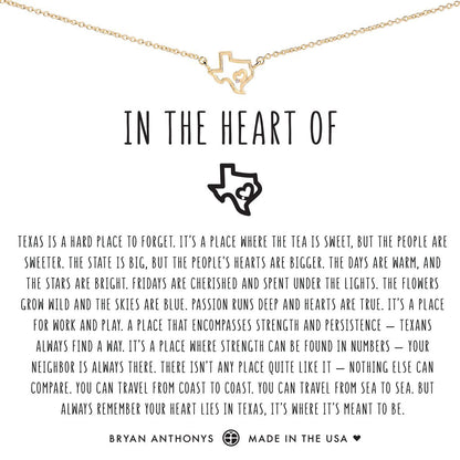 Bryan Anthonys In the Heart of Texas Necklace - Gold
