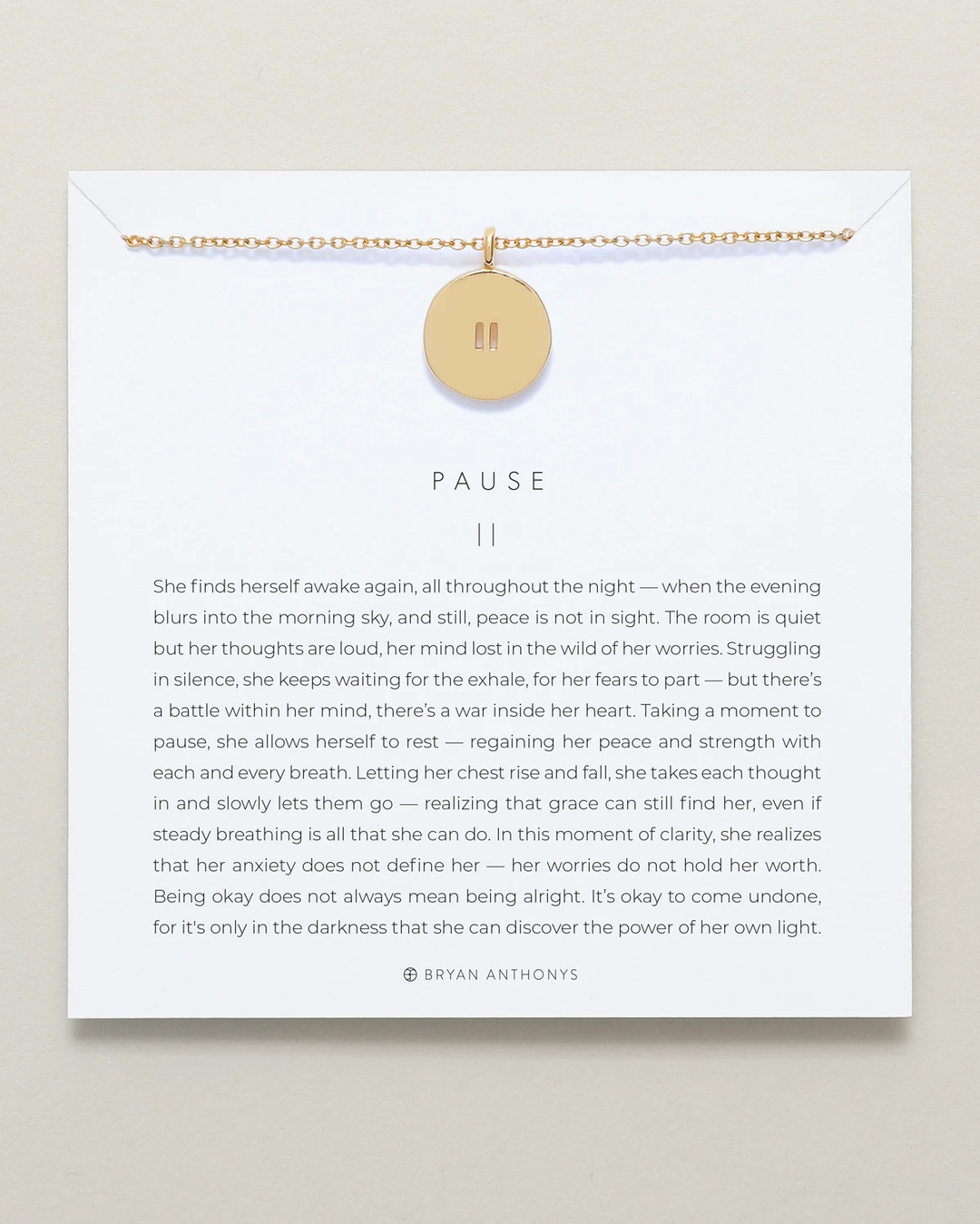 Bryan Anthonys Pause Necklace Coral Calypso