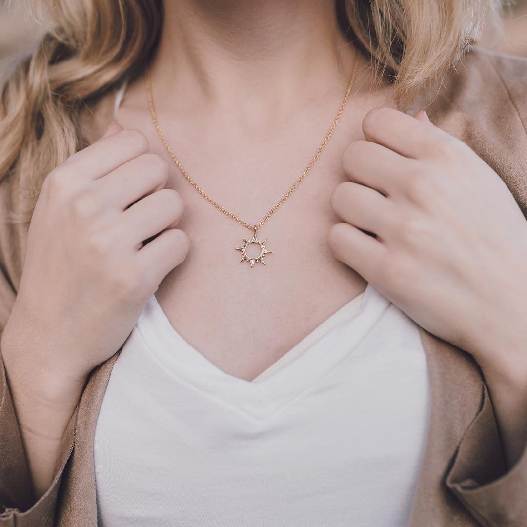 Sun will rise necklace store
