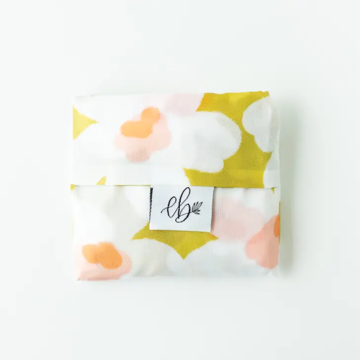 Citron Posies Reusable Bag