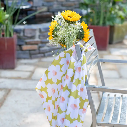 Citron Posies Reusable Bag