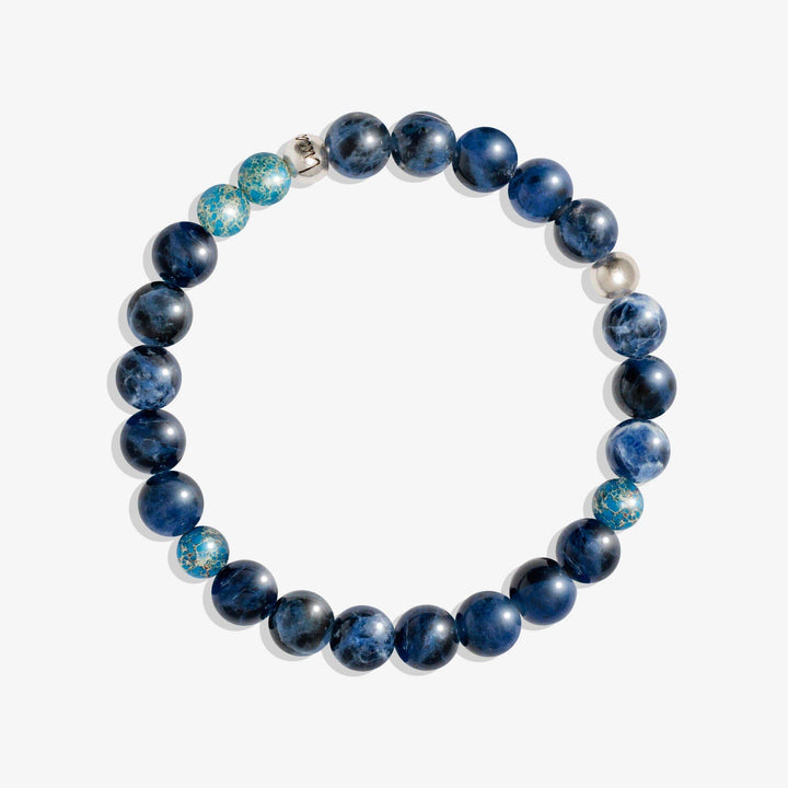 Denim Daze Sodalite Stretch Bracelet