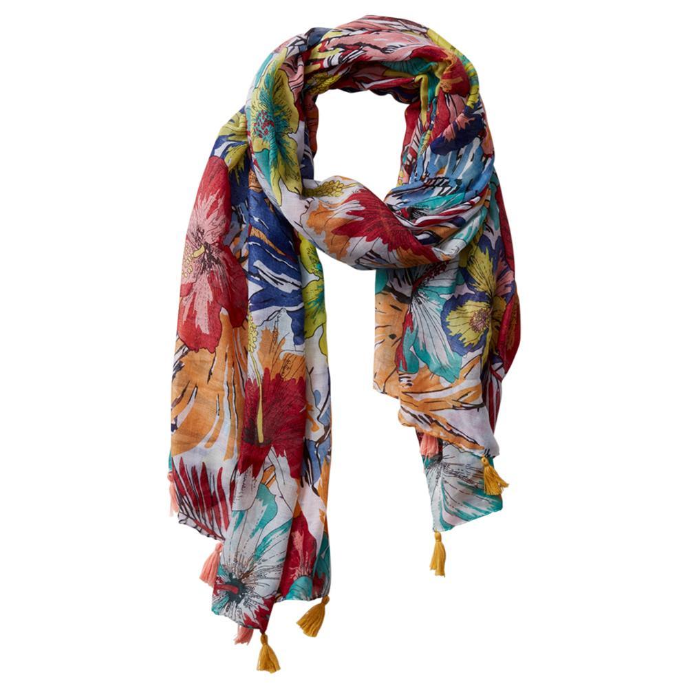 Tropical Jungle Floral Tassel Scarves