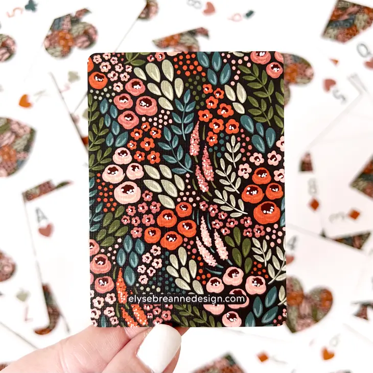 Floral Playing Cards