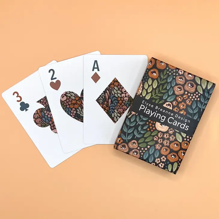 Floral Playing Cards