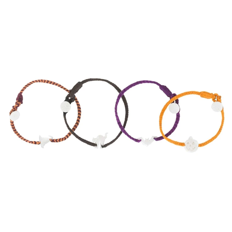 Wanderer Halloween Stack Button Bracelet Set of 4