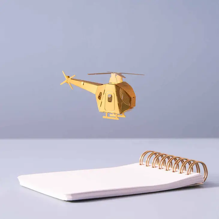 Helicopter Mini Model - Terrarium Decor DIY Kit