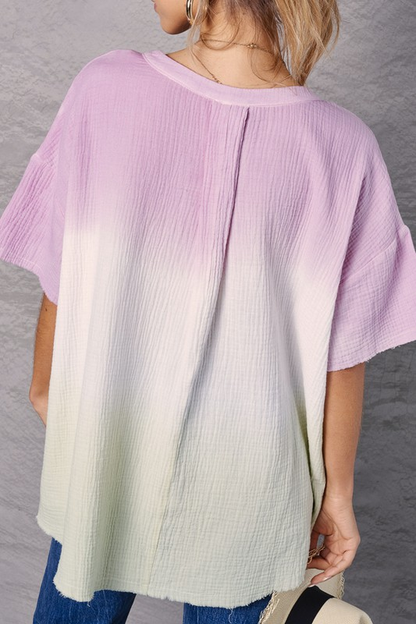 Horizons Top (Mauve/Mint)