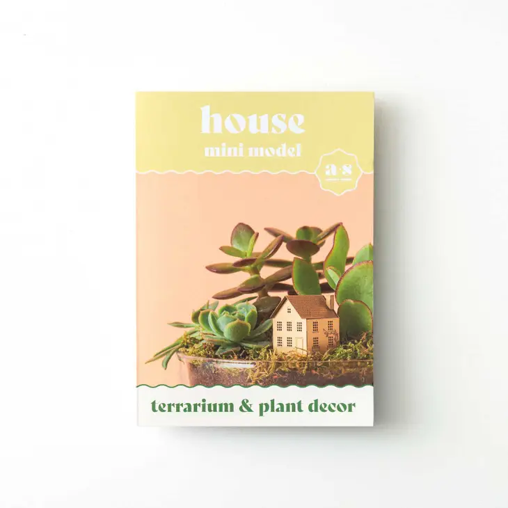 House Mini Model - Terrarium Decor DIY Kit
