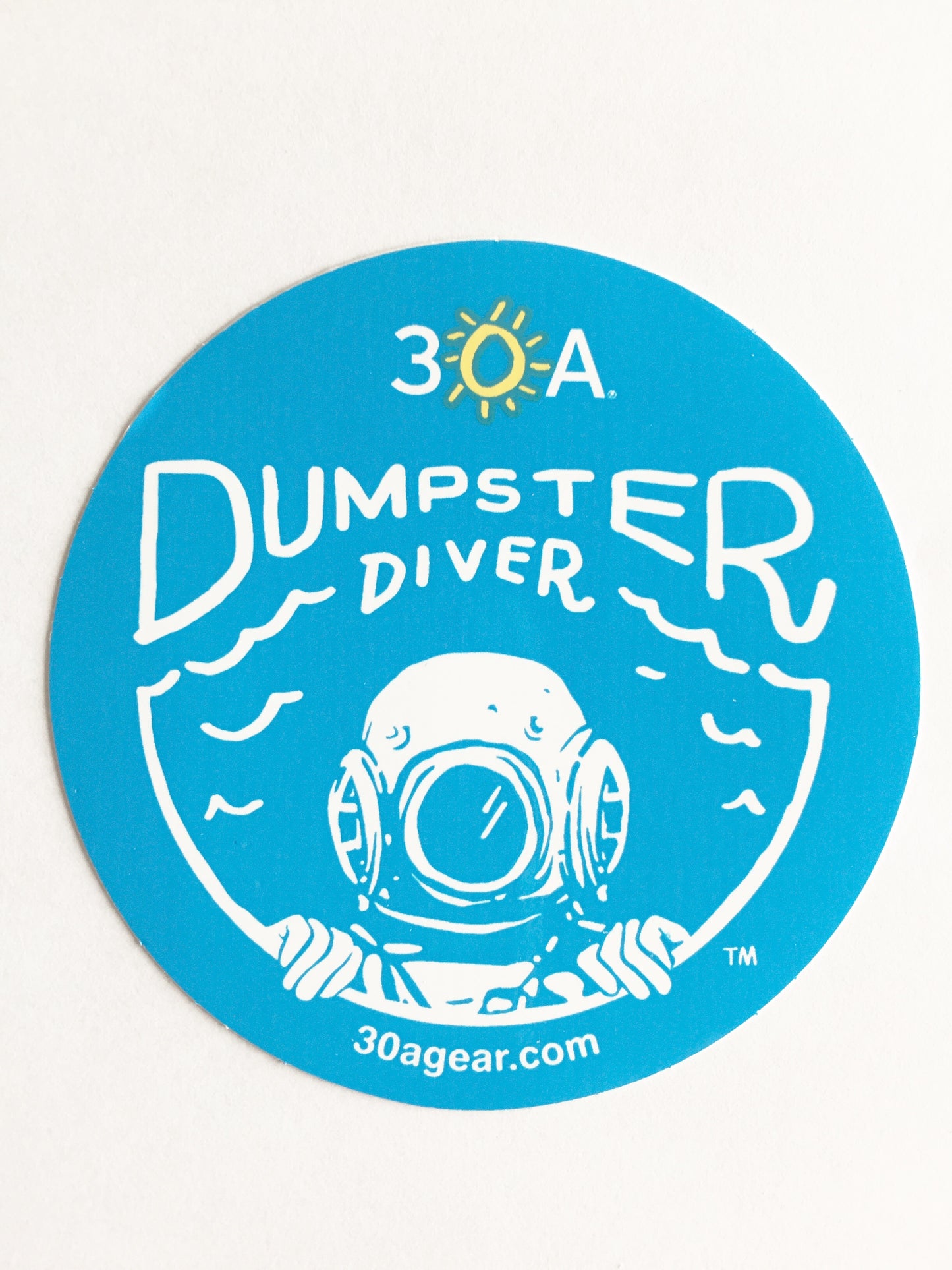 30A Dumpster Diver Vinyl Sticker