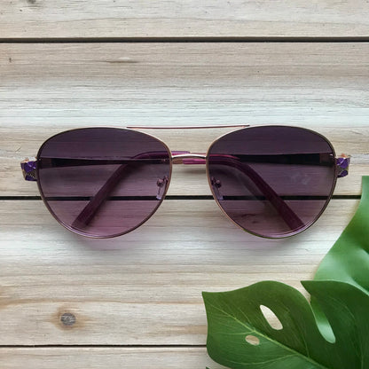 Women's Art Deco Aviator Sunglasses