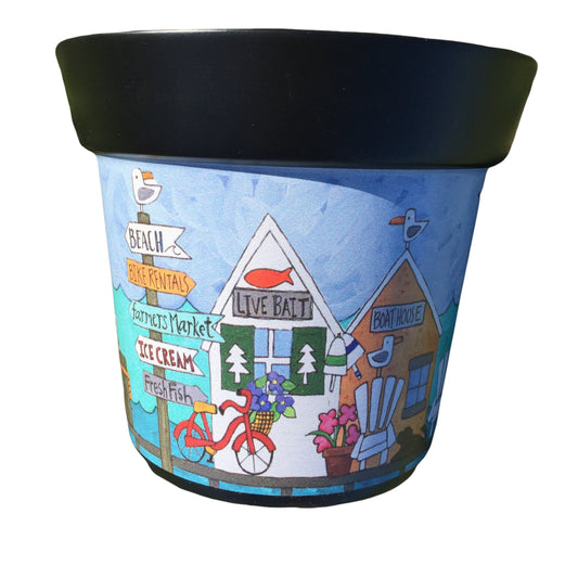 "Dockside" 6" Art Pot