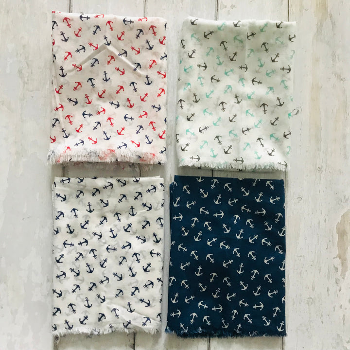 Tiny Anchors Scarves