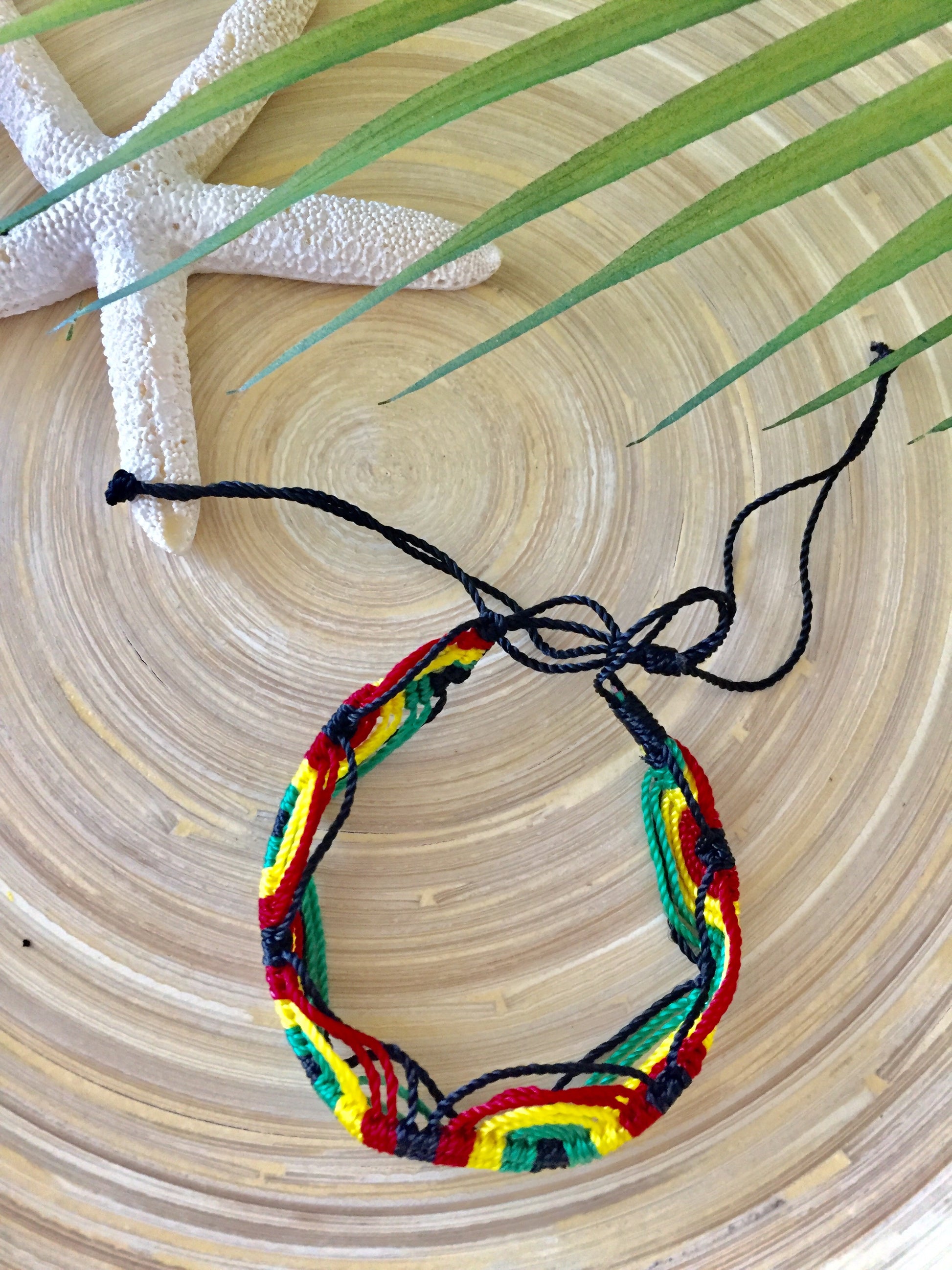 String Anklet (Black/Red/Yellow/Green)