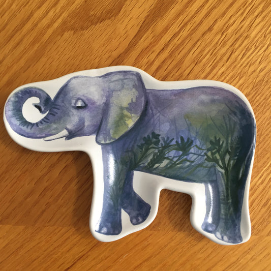 Earth Element Elephant Trinket Dish
