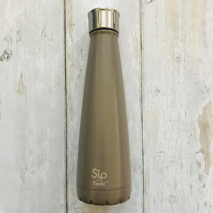Steel Grey Stainless Steel Water Bottle