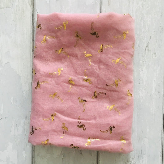 Golden Flamingos Scarves