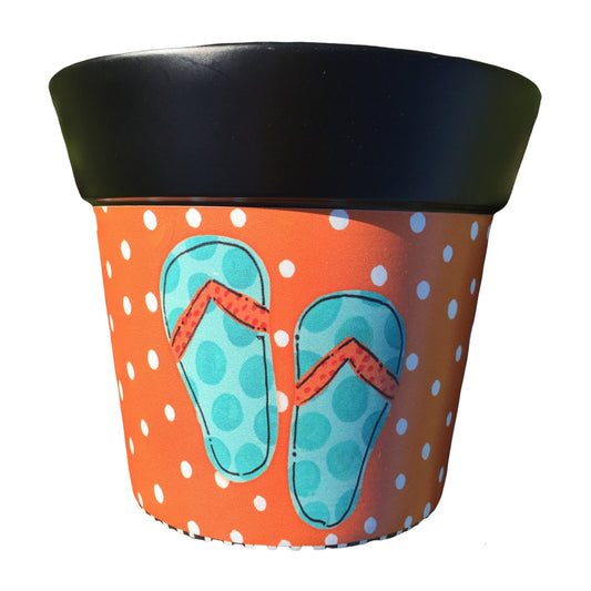 "Flip Floppin'" 6" Art Pot