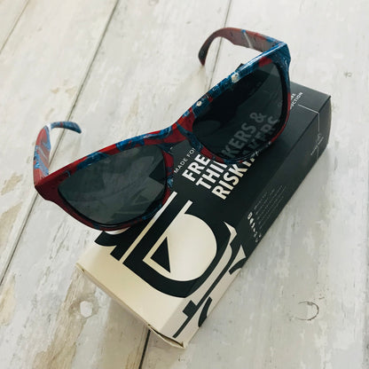 Nectar Painted Black Light Festival Sunglasses