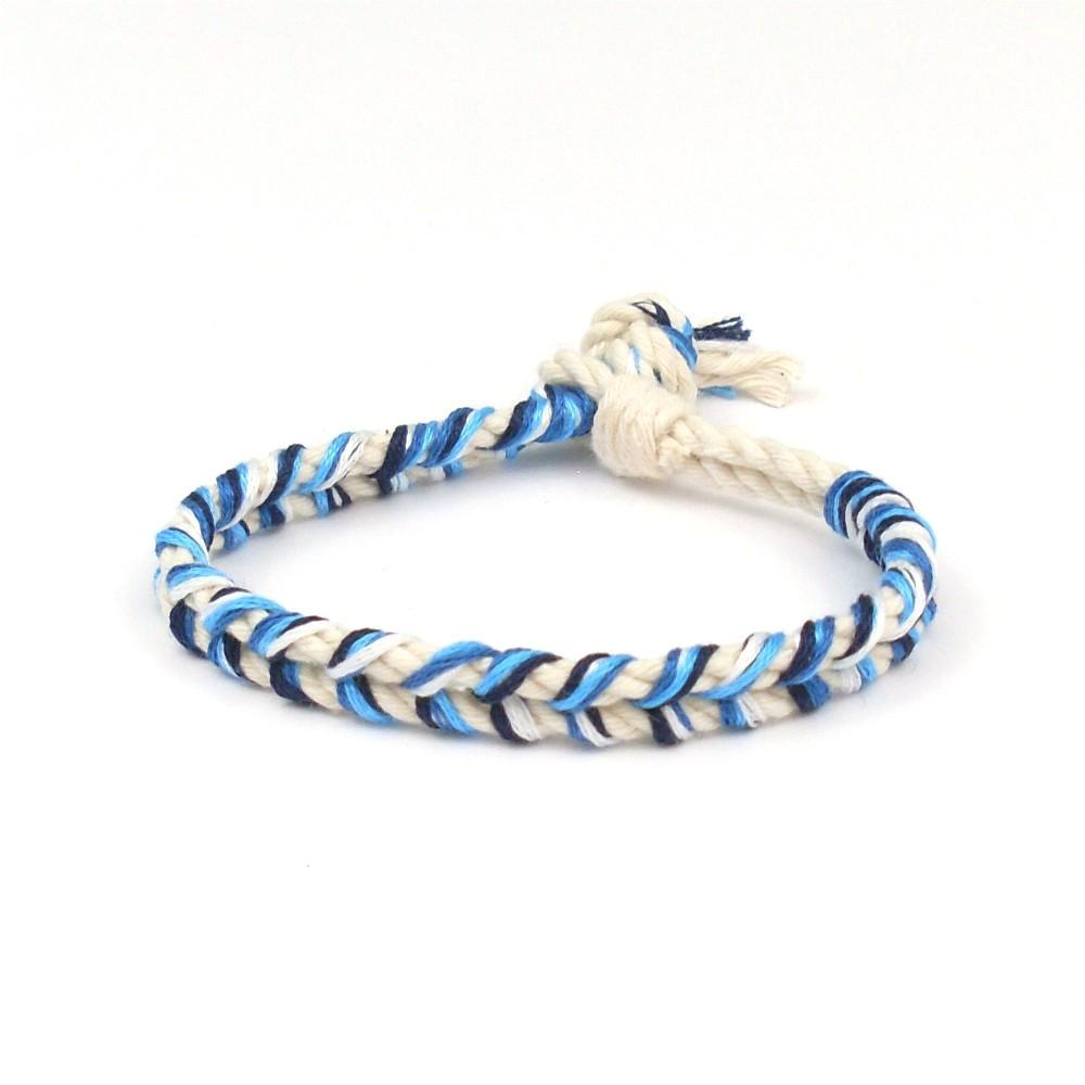 jayciMay Blue Crush Braided Bracelet
